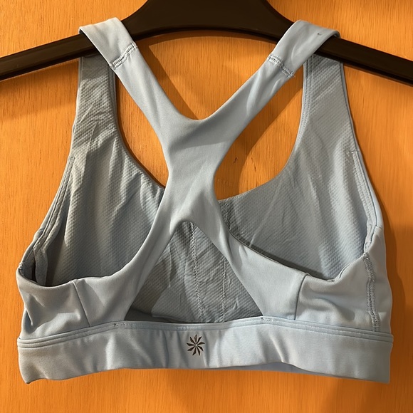 Athleta Women’s Ultimate Sports Bra Activewear Athletic Baby Blue Size XS - Picture 4 of 9